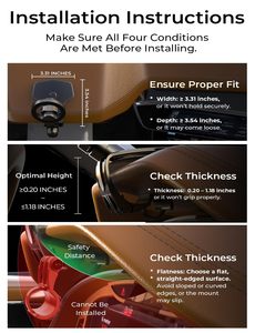 Lisen แผงหน้าปัดรถยนต์พร้อมฐานแม่เหล็กติดแน่นสำหรับ <span class=keywords><strong>iPhone</strong></span> 17 Air 16 15 14 <span class=keywords><strong>PRO</strong></span> <span class=keywords><strong>MAX</strong></span> แฮนด์ฟรี - Product Image 4