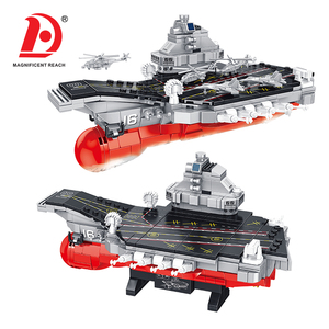 529 Pièces Blocs de <span class=keywords><strong>Construction</strong></span> <span class=keywords><strong>Porte</strong></span>-avions Liaoning Version Q Jouet Éducatif Bricolage Ensemble de <span class=keywords><strong>Construction</strong></span> Navire de Guerre <span class=keywords><strong>en</strong></span> Briques - Product Image 1