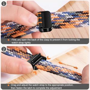 Correa <span class=keywords><strong>de</strong></span> Reloj <span class=keywords><strong>de</strong></span> Nailon Trenzado con Hebilla Magnética para <span class=keywords><strong>Xiaomi</strong></span> Smart <span class=keywords><strong>Band</strong></span> 10 / 9 / 8 - Product Image 5