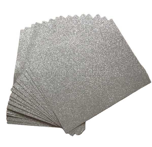 Hot Sell Craft Glitter Paper Sheet