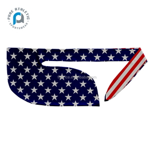 Pure Hip-Hop Hommes Logo Personnalisé Cheveux Imprimé Velours Velours pour Hommes Soie Vendeur Chapeau Designer Soyeux Usa Drapeau En Vrac Durags En Gros - Product Image 5