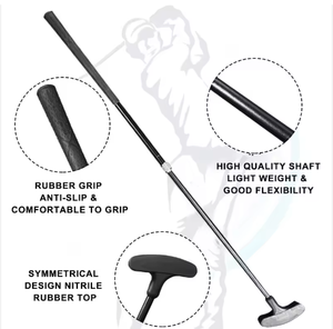 Hierro de Golf Juvenil con Varilla de Acero Telescópica Ajustable para Diestros, Hierro de Golf de Doble Cara para Adultos y Niños - Product Image 5