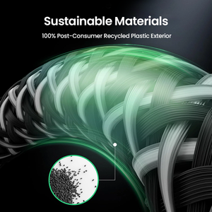 Bán Buôn 3 Trong 1 Pd 27W 120W Nylon Bện 1.2M Cáp Chuyển USB Sạc Nhanh Cáp Dữ Liệu Với Thông Minh Hiển Thị Kỹ Thuật Số - Product Image 4