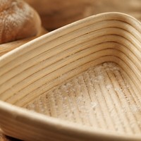 Panier de levage de pâte en rotin sans éclats, design professionnel, avec doublure en coton, directement de l'usine, pour la levée du pain