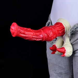 OEM Soft Silicone Realistic Penis Animal <b>Dildo</b> for Women G Spot Stimulation Big Dick Suction Cup <b>Dildos</b> Sex Toy - Product Image 5