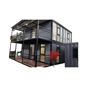 شقق وحدات جاهزة وشقق سكنية بأحجام قياسية 20 قدمًا و 40 قدمًا منازل حاوية حديثة لبناء المخيمات - Product Image 1