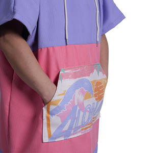 <span class=keywords><strong>Poncho</strong></span> de Toalla con Capucha Personalizado para Surfear, Bata de Playa con Estampado para Adultos - Product Image 2