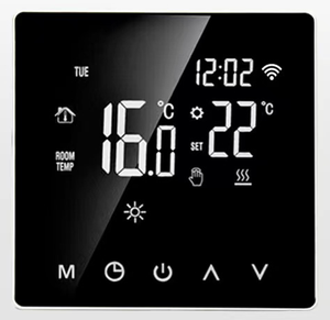 <span class=keywords><strong>Thermostat</strong></span> programmable 16A 7 jours pour hôtel, appartement, <span class=keywords><strong>chauffage</strong></span> par le sol, ABS traditionnel, miroir, WiFi Tuya, résistant au feu - Product Image 5