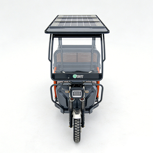 Tricycle électrique à chargement solaire, chariot de nourriture mobile à 3 roues avec auvent, rickshaw électrique pour la vente de rue destiné aux entreprises - Product Image 2