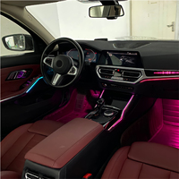 Éclairage d'ambiance intérieur LED 11 couleurs pour BMW Série 3 G28 2020-2024 – Accessoires de bande lumineuse d'ambiance pour mise à niveau