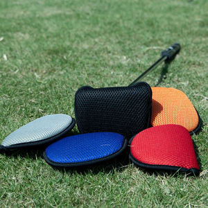 High Quality Golf Headcovers Mallet <b>Putter</b> Embroidery Golf Club <b>Head</b> CoversSolid-color Nylon Mallet <b>Putter</b> <b>Cover</b> - Product Image 5