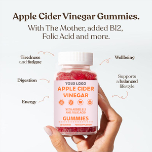 Gummies au vinaigre de cidre de pomme OEM/ODM pour perdre du poids, fournissant de l'énergie, supplément vitaminique, gummies Keto, produit sain - Product Image 5