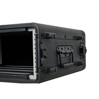 Flight case de 19 pouces 2U-6U pour montage en rack, étui de protection étanche et antichoc en HDPE pour équipement de scène, micros et amplificateurs