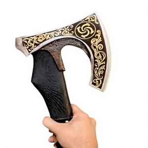 Hache de survie artisanale LEGACY BLADES de qualité industrielle en acier à haute teneur en carbone avec manche en bois de frêne, personnalisable, pour usage de survie, vente en gros OEM - Product Image 2