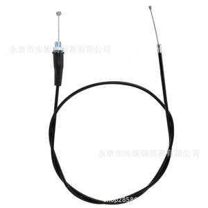 Câble d'accélérateur Zhen Ni Rui Big Head 3/8 po en acier inoxydable pour réparation et entretien de motos et VTT 75 82 90 100 120 127 cm - Product Image 1