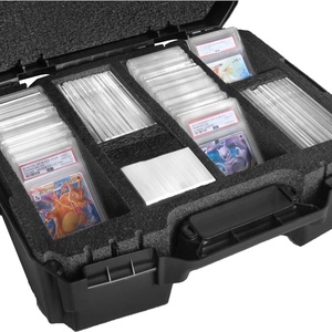 Yageli Wholesale <b>Waterproof</b> Acrylic 3 Compartments Absorbing Form Graded Card <b>Storage</b> <b>Box</b> Sports Card Case Customized Color for - Product Image 6