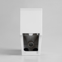 Nuevo Modelo de Inodoro de Piso con Ahorro de Agua de 4.5 L, Descarga Silenciosa, Tornado y Vórtice Invisibles, Inodoro de Una Pieza