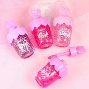 <span class=keywords><strong>BAOLISHI</strong></span> Nuevo Diseño Brillo Labial con Lentejuelas en Forma Adorable, Aceite Labial que Cambia de PH para Maquillaje Diario, Etiqueta Privada, Venta al por Mayor, Vegano, Alta Calidad - Product Image 5