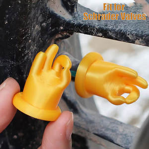 Bouchons de valve de pneu de vélo OK bouchons de valve de vélo Schrader pour vtt, vélos de route, tous les bouchons de valve de pneu de vélo couvercle anti-poussière - Product Image 5