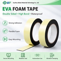 Bande adhésive en mousse EVA de 1 mm pour l'isolation phonique, l'atténuation des vibrations et l'étanchéité aux intempéries, idéale pour les fenêtres et les cadres de portes de camping-cars