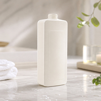 Contenant de voyage portable et rechargeable pour shampoing, gel douche et après-shampoing – Léger, en plastique, idéal pour les voyages d'affaires et les articles de toilette