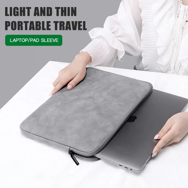 High Quality Women Laptop Sleeve Case 13 14 15.4 15.6 Inch Macbook Air Pro 13.3 Shockproof Case for Men Laptop Bag