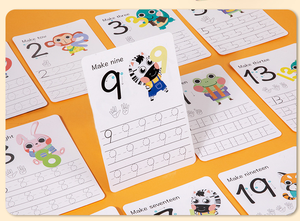 Nouvelle vente chaude <span class=keywords><strong>Montessori</strong></span> enfants Puzzle jouet papier coloré mot cahier d'exercices adapté à l'éducation de la petite enfance - Product Image 6