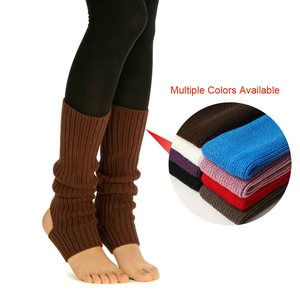 Calentadores <span class=keywords><strong>de</strong></span> Piernas Largos para Mujer, 24 Pulgadas, por Encima <span class=keywords><strong>de</strong></span> la Rodilla, Tejidos Acanalados, con Estribo, para Yoga, Fiesta <span class=keywords><strong>de</strong></span> los 80, Baile, Ballet - Product Image 4