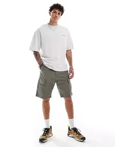 T-Shirt da uomo in bianco e in cotone a spalla larga a spalla larga da uomo T-Shirt oversize personalizzata da uomo - Product Image 2