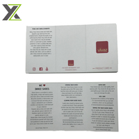 Brochures personnalisées bon marché tri-pliées pour la maintenance des produits, guides d'utilisation, dépliants en papier couché 20x10cm