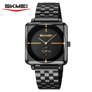 นาฬิกาข้อมือ SKMEI 2413 แบรนด์ดัง ดีไซน์เรียบหรู สำหรับผู้ชาย ระบบควอตซ์ กันน้ำ ตัวเรือนทรงเหลี่ยม หน้าปัดทรงกลม สายสแตนเลส รุ่น 2026 - Product Image 2