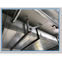 Supports et suspensions sismiques adoptant une construction préfabriquée sans soudure sur site