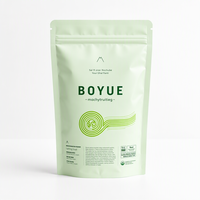 Sachet Doypack de qualité alimentaire avec fenêtre transparente, sac d'emballage personnalisé à fermeture éclair pour noix, thé et snacks