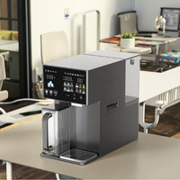 Système purificateur d'eau de bureau électrique 4-en-1 Filtration RO Machine à glaçons Distributeur d'eau instantané en plastique chaud/froid