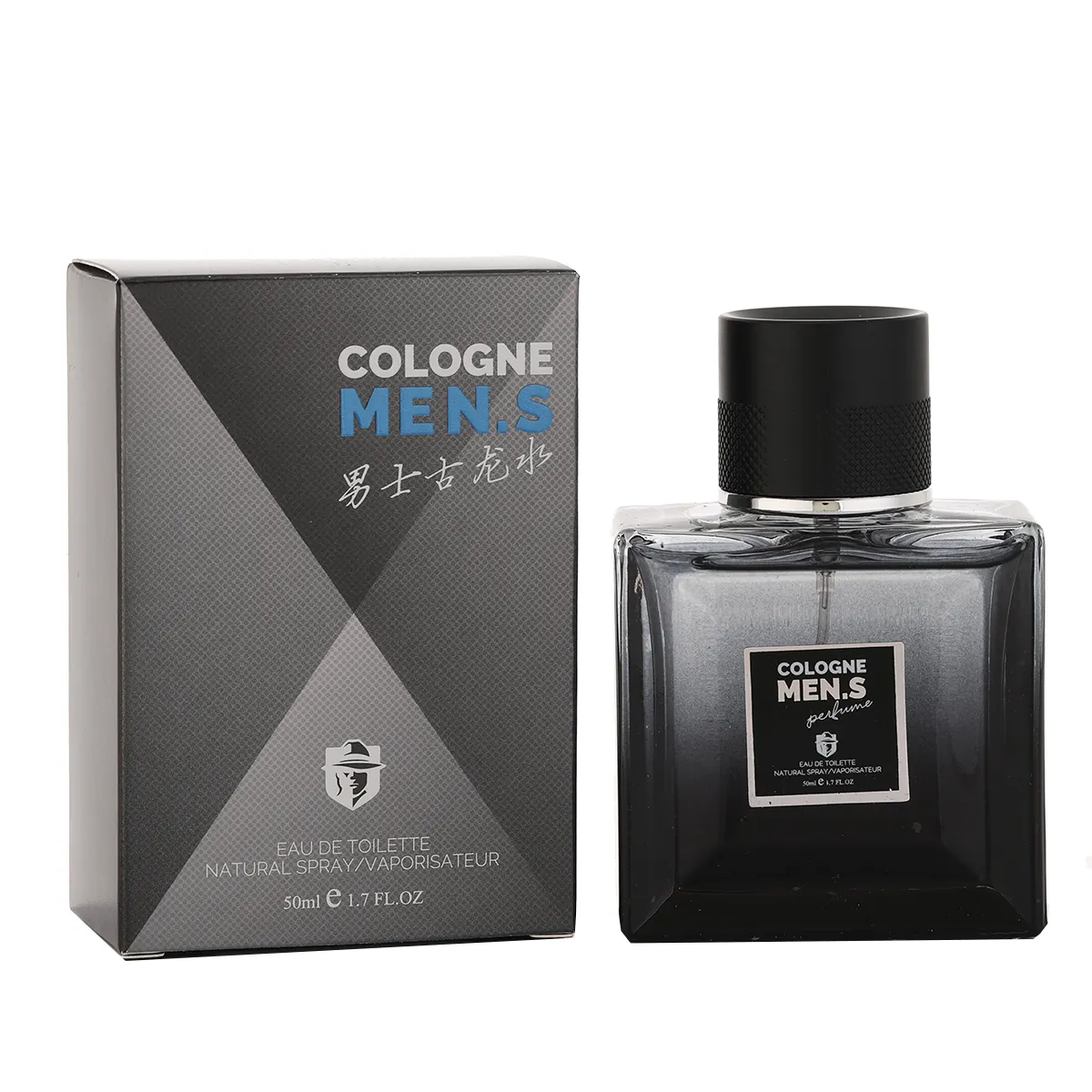 Produsen grosir parfum Cologne pria parfum tahan lama parfum botol hitam wangi