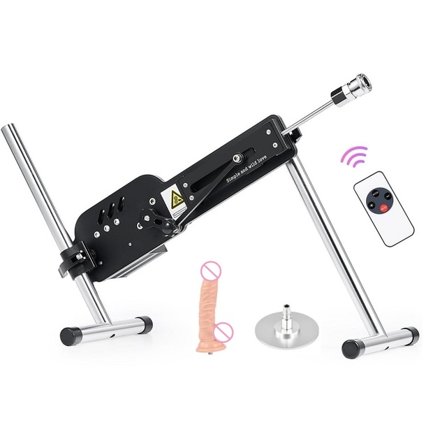 Remote Control Adult Sex Toy Dildo Thrusting Machine with Dildos Machine Attachment for Vaginal Anal Sex Massage Masturbation