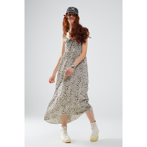 Robe maxi à imprimé léopard avec détail noué - Product Image 6