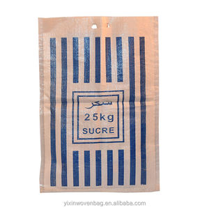 Bolsa Tejida de PP, Saco Transparente de Polipropileno Rojo, Bolsas de Rafia de Plástico Tejido para Empacar Granos, Semillas, Café, Alimentos - Product Image 4