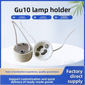 Portalámparas GU10 de Cerámica Blanco con Rosca, Tipo Cable Lateral, 250V, Calidad de Exportación, Accesorios para Iluminación, Venta al Por Mayor - Product Image 2
