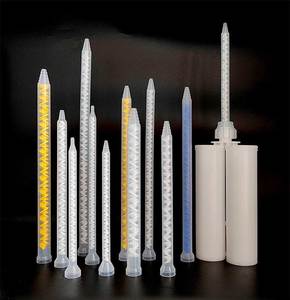 MC13-18 trộn tip PP nhựa Epoxy tĩnh Mixer Tip 2 phần ống tiêm pha chế vòi phun cho Chất kết dính - Product Image 3