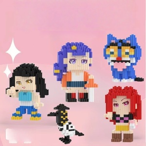 Blocs de construction K-pop Demon <span class=keywords><strong>Hunter</strong></span> Figures Doll, nouveau jouet miniature princesse, poupée de dessin animé, blocs de construction éducatifs pour enfants, vente chaude - Product Image 1