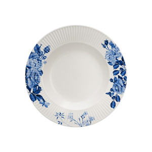 24-Piece China Blue and White Floral Design Porcelain Dinner Plates <b>Sets</b> Dishes <b>Dinnerware</b> - Product Image 3