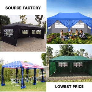Gazebo Pieghevole Personalizzabile 3x3m per Fiere, Leggero e Portatile, per Pubblicità Esterna, con Copertura in Oxford e Base Stabile in PVC - Product Image 6