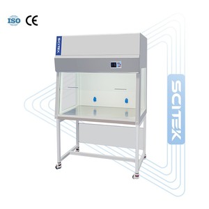 Gabinete de Flujo Laminar Vertical SCITEK, Superficie de Trabajo de 750 mm de Altura, Filtro HEPA, Puerta Corredera Frontal, Lámpara UV con Bloqueo, Acero Inoxidable - Product Image 1