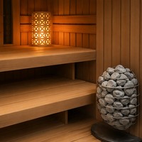 Sauna traditionnel extérieur pour 2 à 4 personnes, design moderne, salle de vapeur