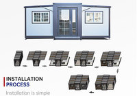 Maison préfabriquée pliable mobile Maison préfabriquée Petite Maison préfabriquée Maison préfabriquée