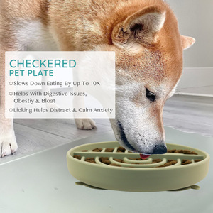 Ciotola in Silicone per Alimentazione Lenta per Cani, Antiscivolo, Design per un'Alimentazione Sana per Cani e Gatti - Product Image 5