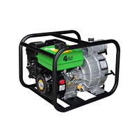 Pompe à sable et boue portable à essence 80WB-3GE de 3 pouces, pour l'eau sale à grosses particules, idéale pour le nettoyage des boues de bassin et l'assèchement des chantiers