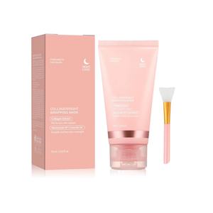 Koreaanse Elasticiteit Gehydrolyseerd Zorg Collageen Vitamine C Crème 'S Nachts Gezicht Inwikkeling Peel-Off Masker Met Handige Peel Verpakking Verpakking - Product Image 6