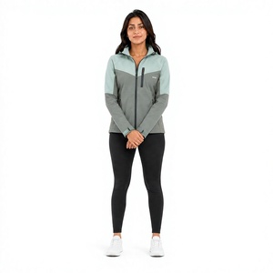 Chaqueta de Esquí Impermeable, Transpirable y Cortavientos para Mujer, Color Rosa, Manga Larga, Cierre de Cremallera, Relleno de Poliéster, Color Sólido - Product Image 1